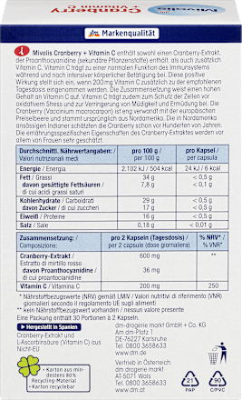 Brusnica i vitamin C kapsule Mivolis
