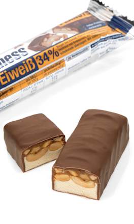 Eiweiß-Riegel 34 %, Peanut-Caramel-Geschmack Sportness