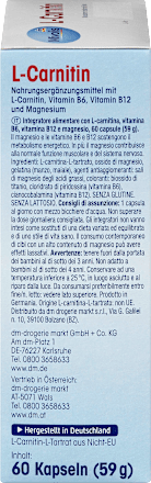 L-Carnitin Kapseln, 60 St. Mivolis