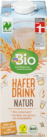 Haferdrink, natur, Naturland dmBio