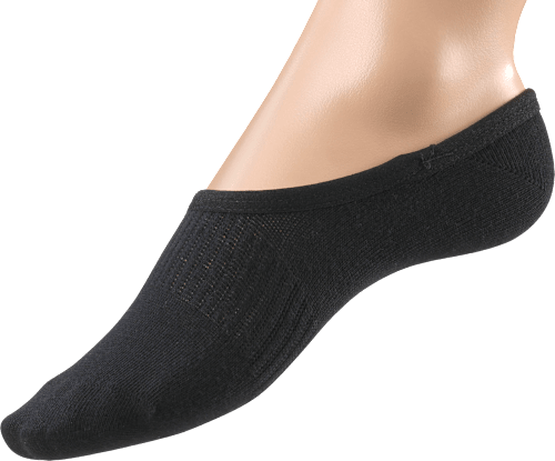 Skarpety typu SNEAKER z bawełną BIO, czarne, rozmiar 35/38 Fascino