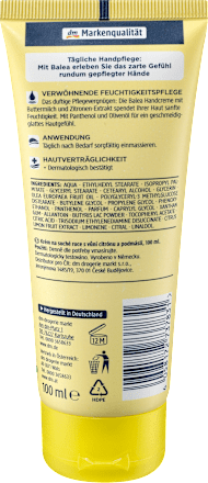 Handcreme Buttermilk & Lemon Balea