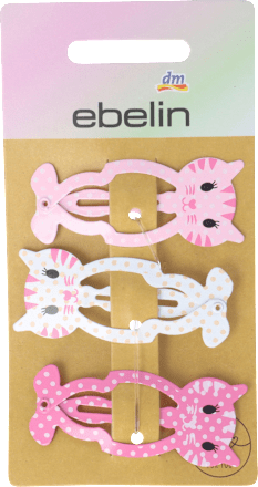 Mollette per capelli a forma di gatto ebelin