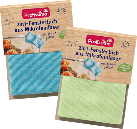 Ścierka do okien z mikrofibry 2w1 Profissimo