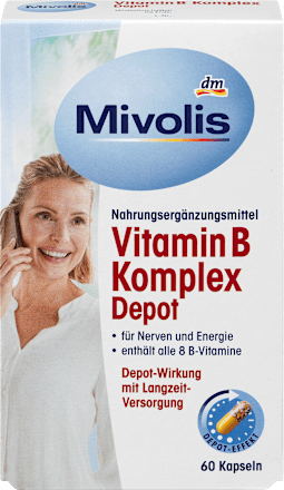 Vitamin B Komplex Depot, Kapseln 60 St Mivolis