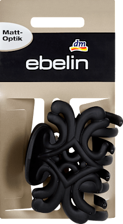 Mollettone nero con motivo intrecciato ebelin