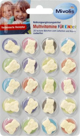Tabletki misie multiwitamina Junior  Mivolis