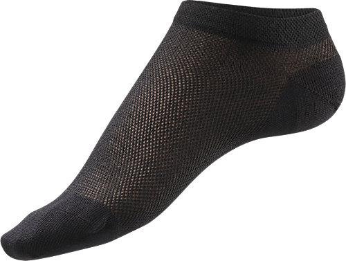Sneaker Airmesh mit Bio-Baumwolle, Gr. 35-38, schwarz Fascino