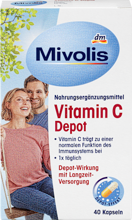 Vitamin C Depot, Kapseln 40 St Mivolis