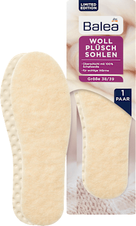 Vuneni ulošci za cipele, veličina 38-39 Balea