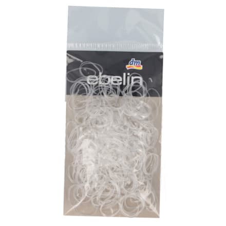 Silikonske gumice za kosu, mini – prozirne ebelin