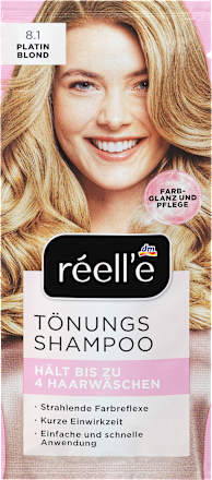 Tönungsshampoo 8.1 Platinblond réell‘e