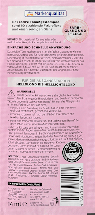 Tönungsshampoo 8.1 Platinblond réell‘e