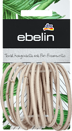 Haargummi taupe ebelin