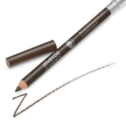Augenbrauenstift 04 Dunkelbraun alverde NATURKOSMETIK