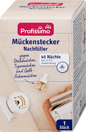 Mückenstecker 45 Nächte Nachfüllpack Profissimo