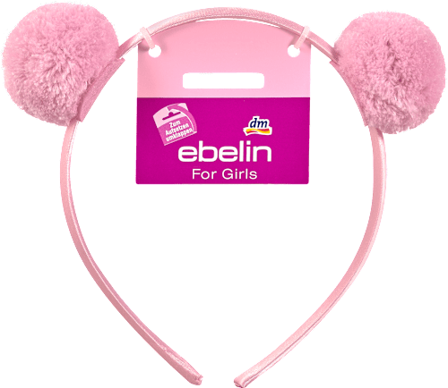For Girls Pom Pom Haarreifen ebelin