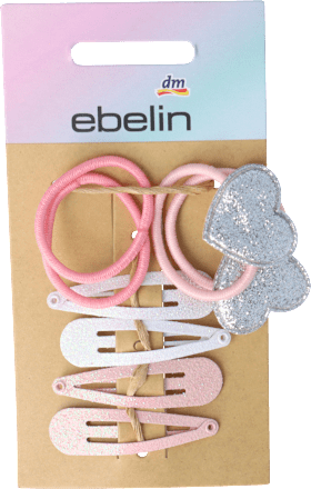Set accessori per capelli rosa ebelin