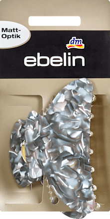 Fermaglio per capelli grigio a onde grande ebelin