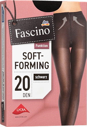 Strumpfhose Soft-Forming schwarz Gr. 46/48,  20 DEN Fascino