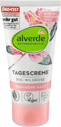 Dnevna krema za obraz z bio divjo vrtnico alverde NATURKOSMETIK