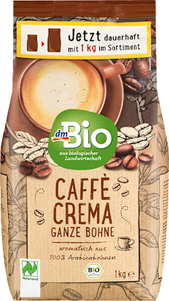 Bio szemes kávé Caffé Crema dmBio