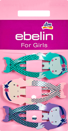 ebelin mollette per capelli colorate a forma di sirena ebelin
