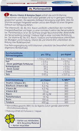 Kompleks vitamina B - kapsule sa modifikovanim oslobađanjem Mivolis
