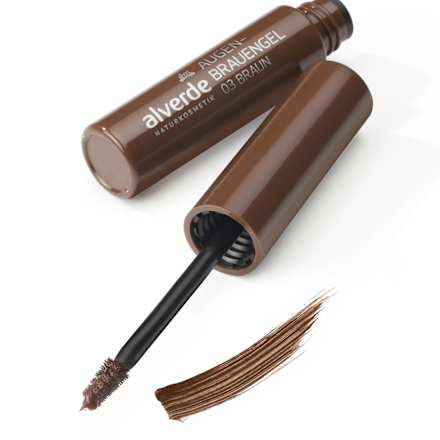 Augenbrauengel 03 Braun alverde NATURKOSMETIK