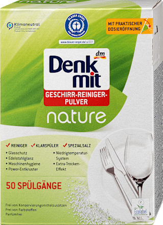 Geschirr-Reingungs-Pulver nature Denkmit