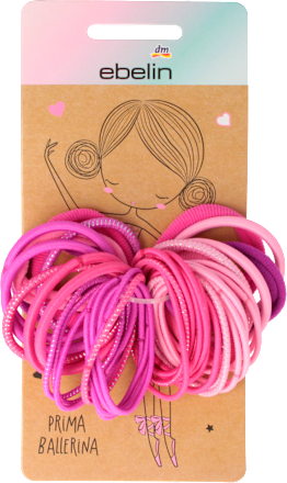 Ластици за коса, розови ebelin