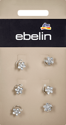 Curlies silber mit Glitzersteinchen ebelin