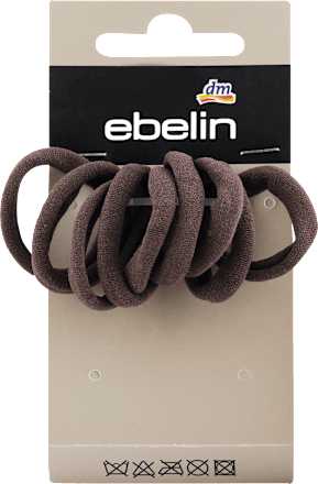 Mini gumice za kosu – smeđe ebelin