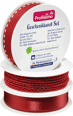 Geschenkband-Set bordeaux  Profissimo