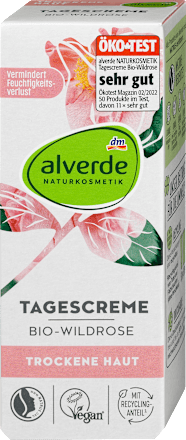 Dnevna krema za obraz z bio divjo vrtnico alverde NATURKOSMETIK