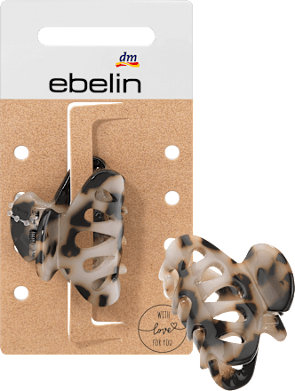 Haarspange klein T-Shell Optik ebelin