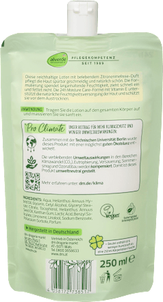 Pro Climate Körperlotion mit Zitronenmelisse-Duft alverde NATURKOSMETIK