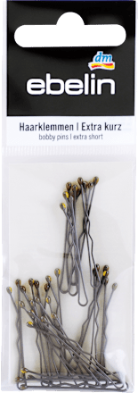 Ukosnice za kosu, tamno smeđe – ekstra kratke ebelin