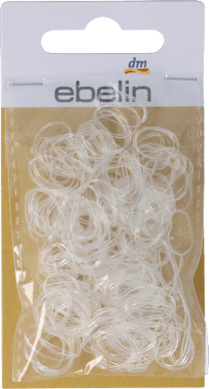 Mini elastične gumice za kosu – prozirne ebelin
