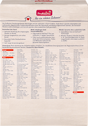 Staubsaugerbeutel PR 20 Profissimo