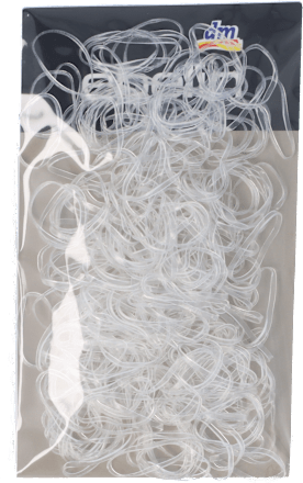 Silikonske gumice za kosu, mini – prozirne ebelin