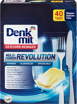 Spülmaschinen-Tabs Multi-Power Revolution Denkmit