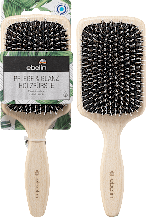 nature Pflege & Glanz Holzbürste Paddle ebelin