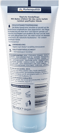 SENSITIVE krema za ruke - aloe vera Balea
