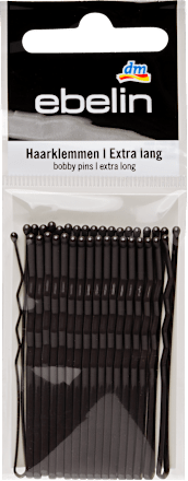 Hullámcsat, extra hosszú, barna ebelin