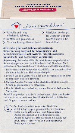 Sredstvo za zaščito pred komarji, polnilo Profissimo