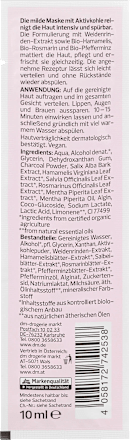 Čistilna maska Clear Beauty z aktivnim ogljem  alverde NATURKOSMETIK