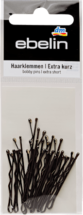 Hullámcsat extra rövid, barna ebelin