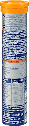 Brausetabletten, Vitamine + Mineralstoffe, Orangen Geschmack (15 Stück) Sportness
