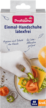 Einmal-Handschuhe latexfrei weiß Groß Profissimo